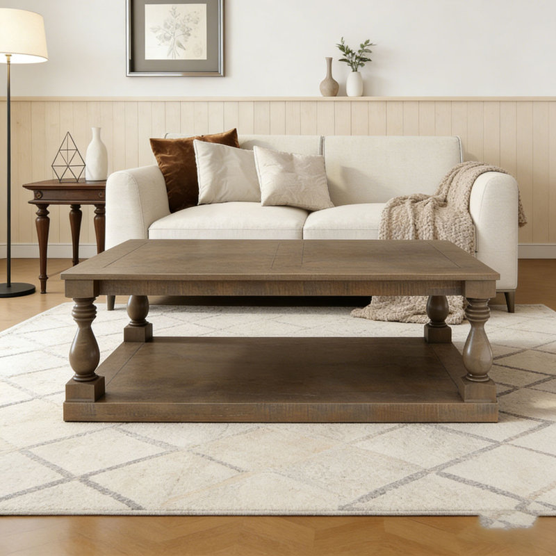 Table basse, Brun