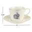 Tasse à thé et soucoupe jaune 8 oz Spode Meadow Lane