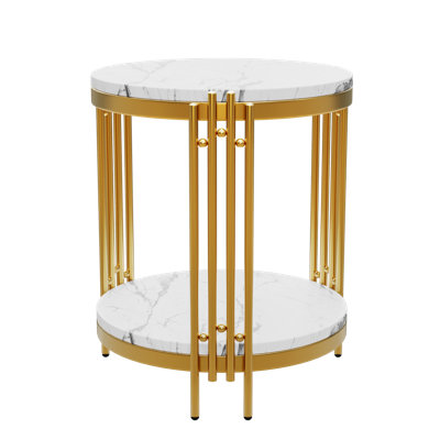 Table de bout en bois manufacturé avec bords festonnés Winchcombe 