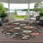 Machine Washable Indoor/Outdoor Chantille ACN2942 Floral Rug-128961533