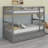 Bunk Bed With Drawers, Convertible Beds-1223143268
