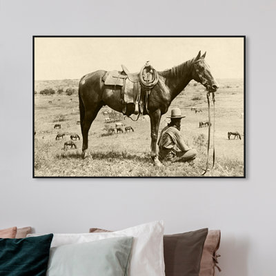 «Cowboy IV», photographie sur toile