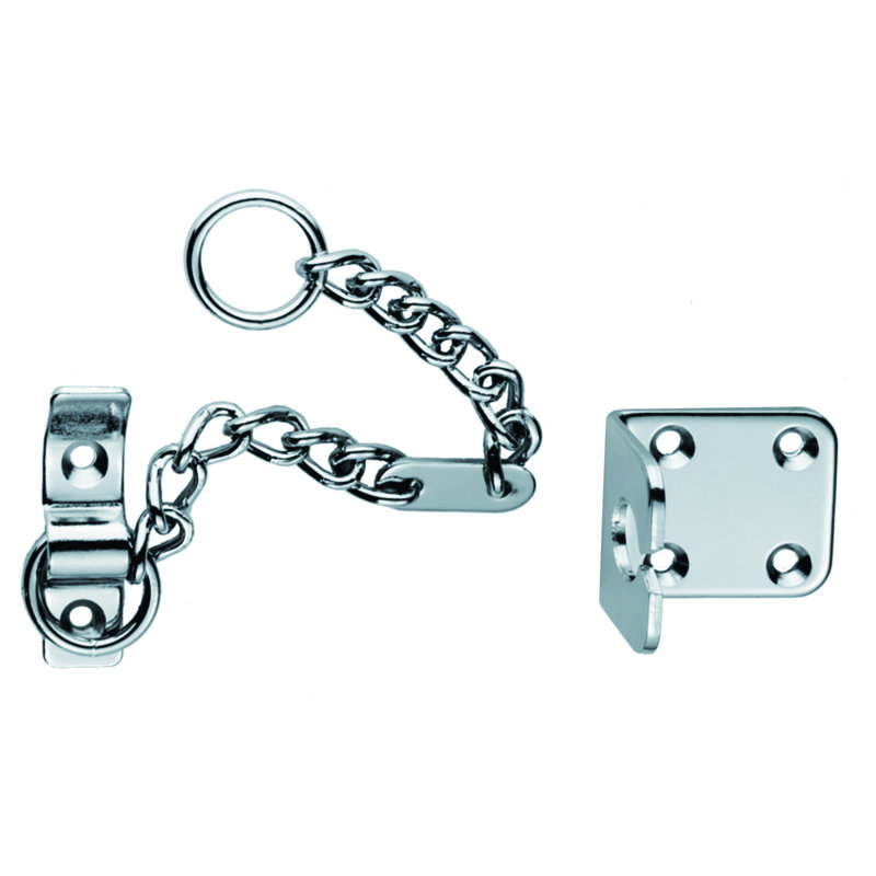 Varnell Heavy Door Chain, Polished Chrome