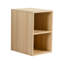 Meuble-lavabo de 137 cm (54 po) avec lavabo en céramique décorative, 2 étagères de rangement, portes à fermeture amortie, emballage démontable, contreplaqué – conception compacte, utilisation silencieuse et spacieuse, grande capacité