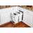 Steel Open Pull Out Trash Can - 8.75 Gallons-24310074
