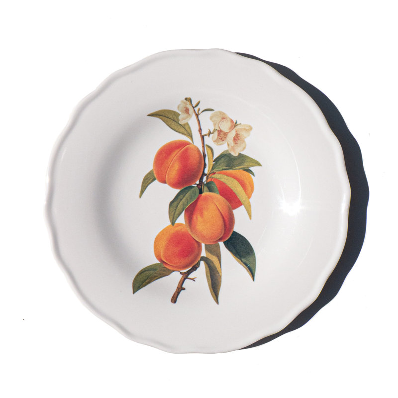 Assiette à salade en mélamine Fruitstall NewWave - couleurs assorties - 8,7 po - ensemble de 4