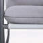 Fauteuil d'extérieur avec cadre en aluminium et coussin amovible résistant à l'eau pour une détente confortable