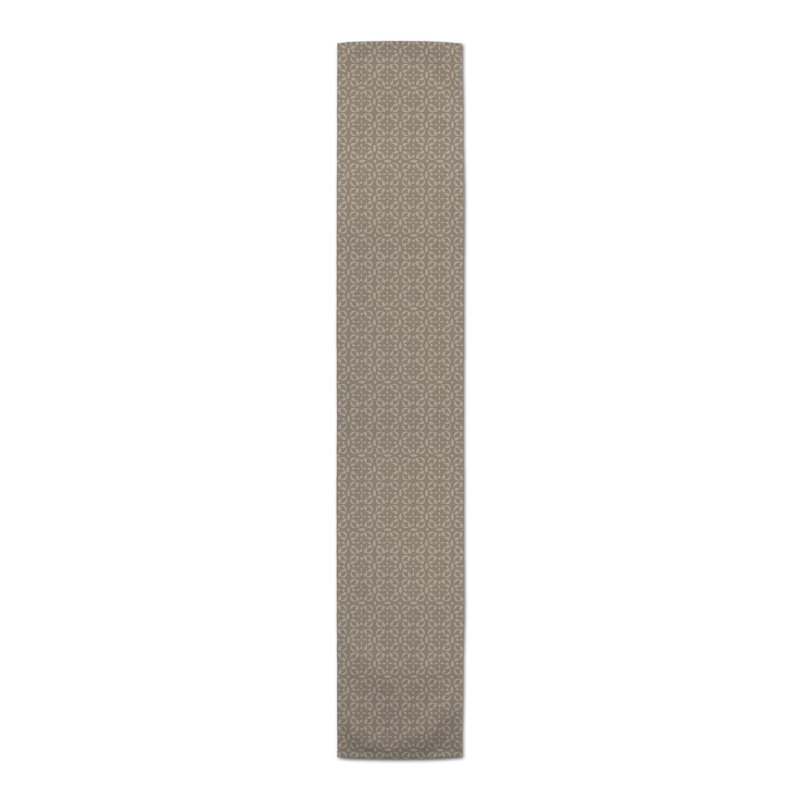 Sadira Rectangular Table Runner, 72" x 16", Brown