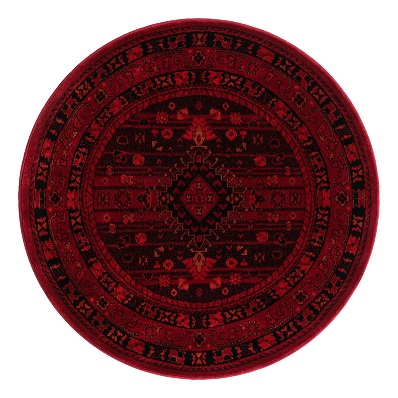 Amro Oriental Indoor Rug, Round 3'3"