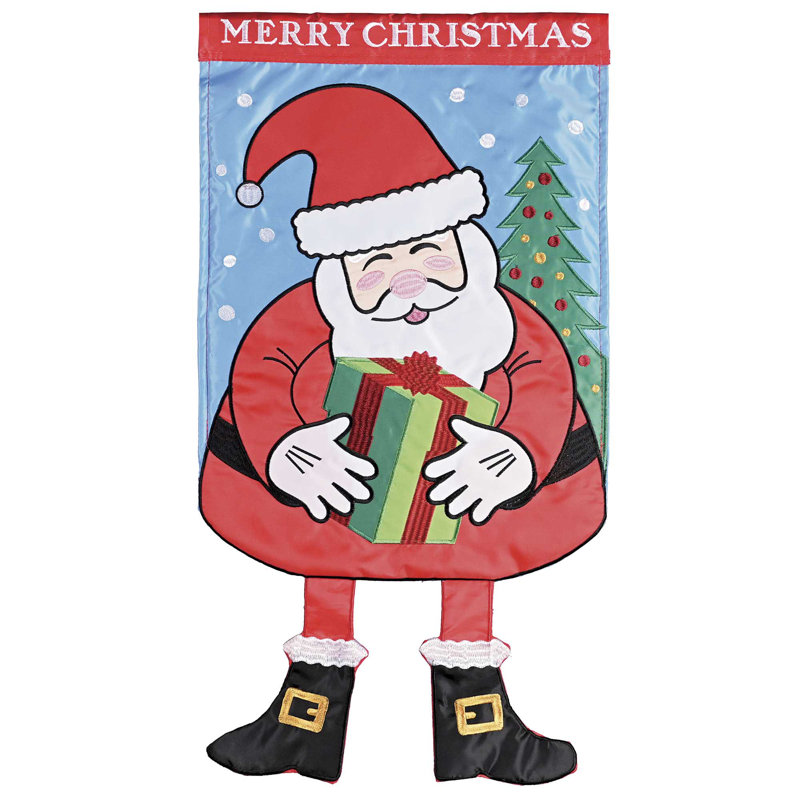 Crazy Leg Santa Merry Christmas