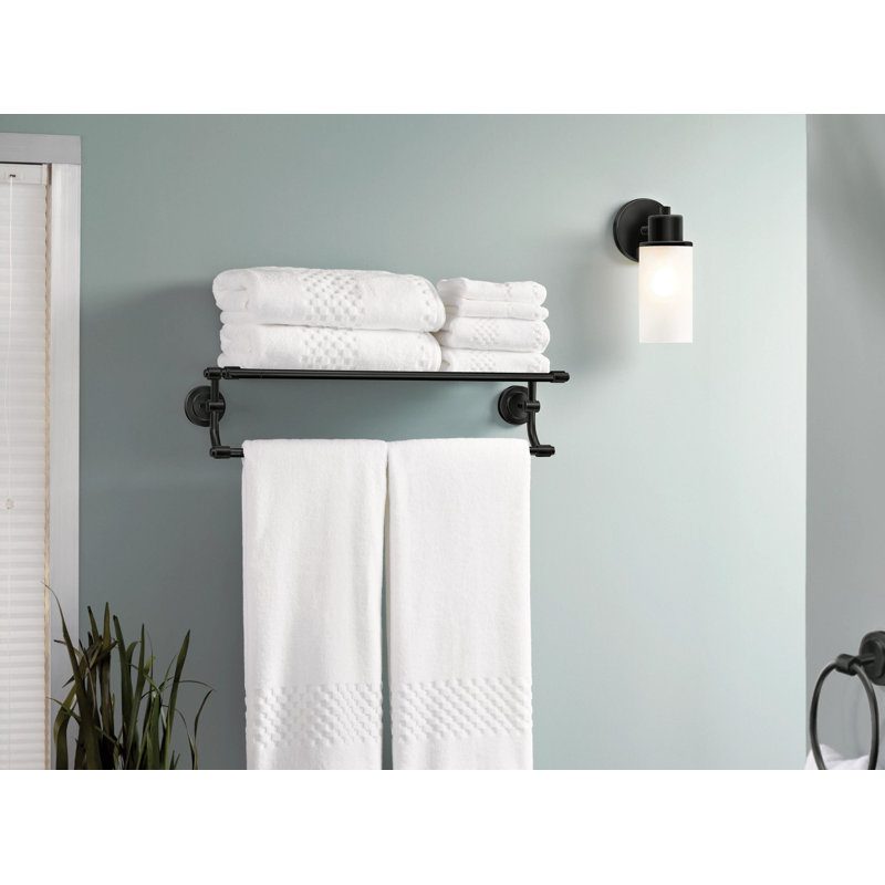 Iso 1-Light Bath Sconce, Matte Black
