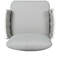 Mariano Steel 4-Pieces Coversation Set, Off White+Grey