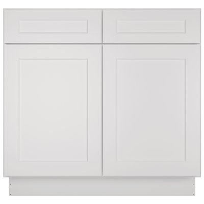 Ready-to-Assemble Kitchen Sink Base Cabinet with Adjustable Shelves and Soft Close