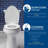 Slow Close Toilet Seat, Easy Clean Hinges And Adjustable Perfect Fit Plastic Seat, Made In USA, Elongated, Bone