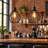 Geometric Wire Cage Lamp Shade with E26 Reducer Rings-1896658962