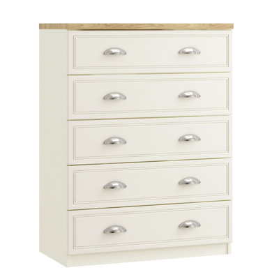 77 cm W Chest of 5 Drawers