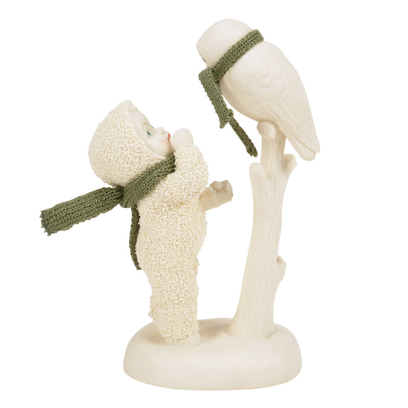 Figurine Snowbabies Woodland Wonder Guess Whooo This is For Owl 5,59 pouces