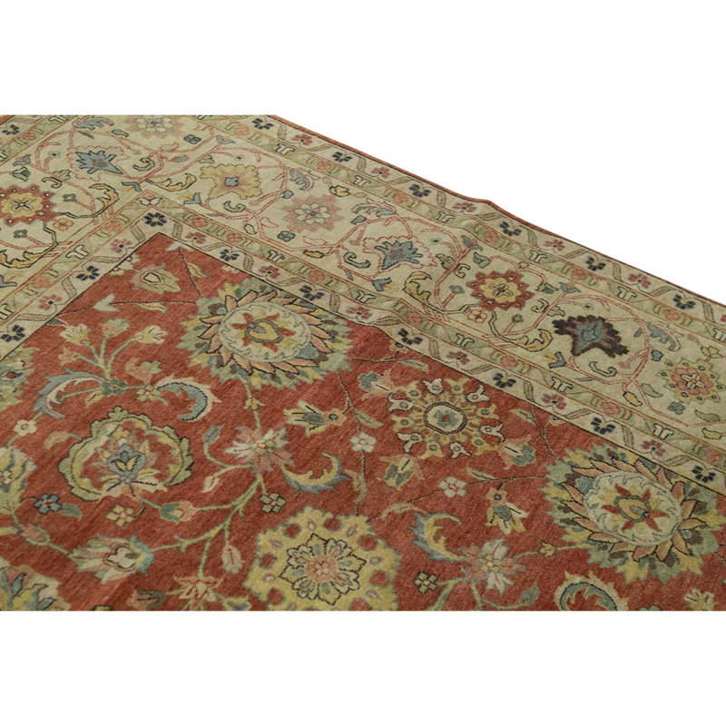 Handmade Silk and Wool Oriental Area Rug