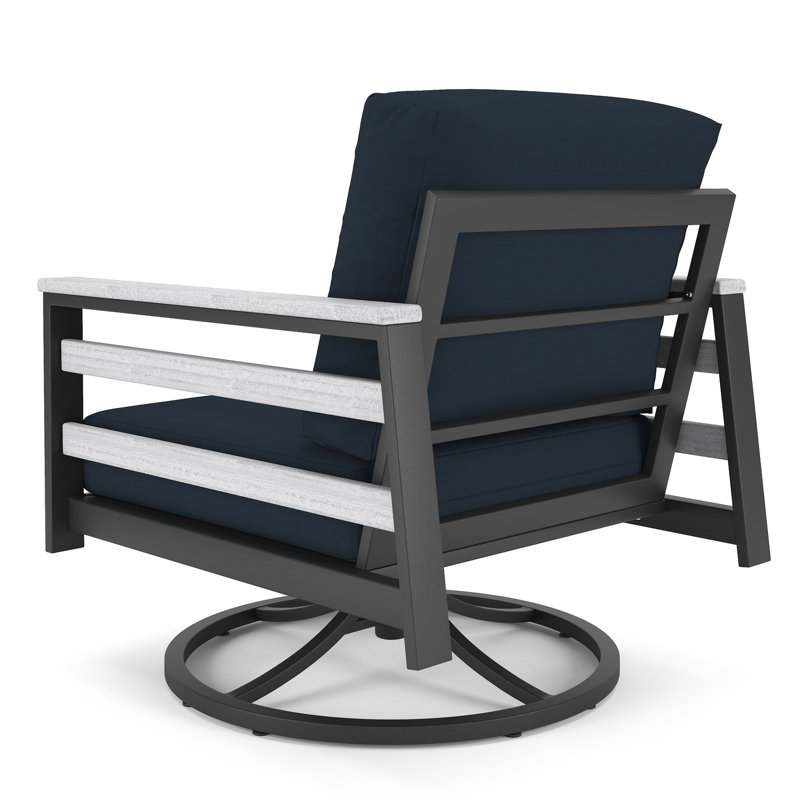 Townsend 7 - Person Patio Conversation Set with Sunbrella® Cushions, Canvas Navy Sunbrella® Canvas