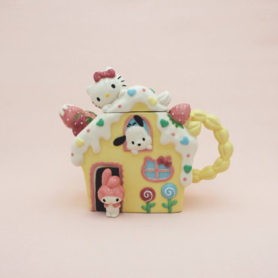 Théière Hello Kitty and Friends Strawberry House