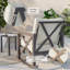 2-Person Outdoor Rocking Chair Set with Table and Cushions-1113810664