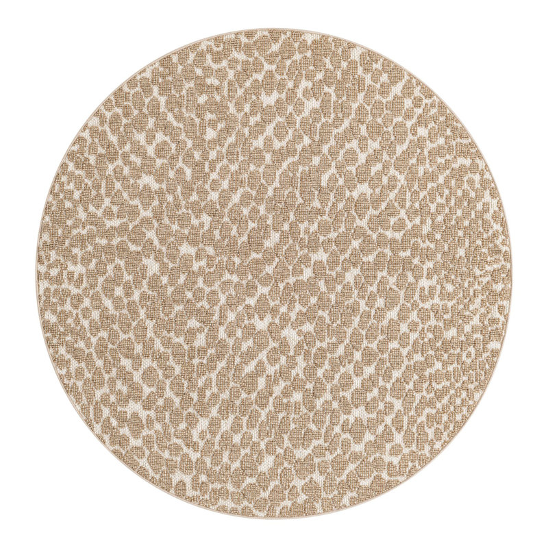 Gurjot Indoor/Outdoor Area Rug, Round 5'3"