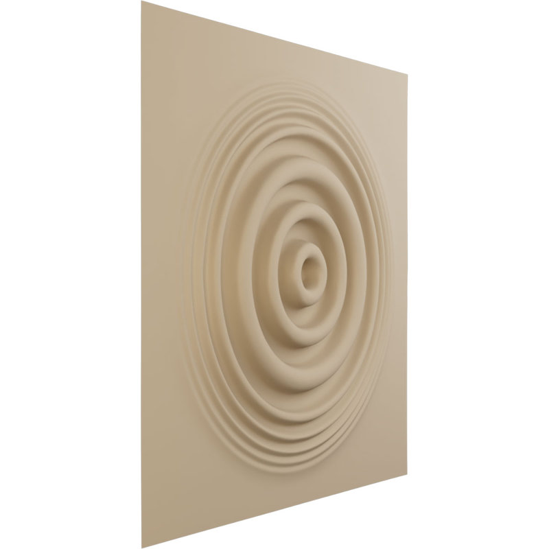 Panneau mural décoratif 3D Shallows EnduraWall, Beige