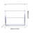 Conelia 23.6" H x 19.69" W x 3.94" D Ribbon Storage Rack