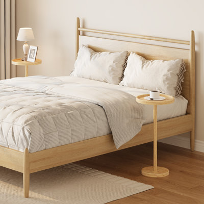 Table de bout ronde en bambou