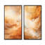 «Beige Sandy Clouds Horizon», ensemble d'art mural sur toile de nuages-102570185-102570190