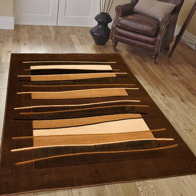 Brown/Beige Rug -  AllStar Rugs, 398559-choc-8x10