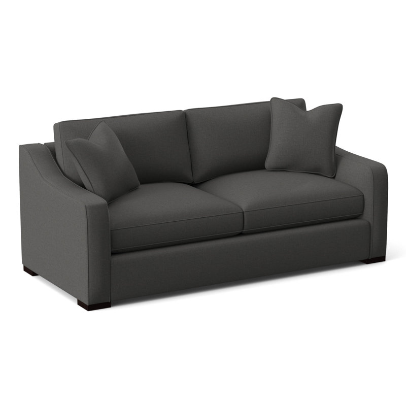 Armanti Sofa, Parchment Polyester 71582L14, City Dark