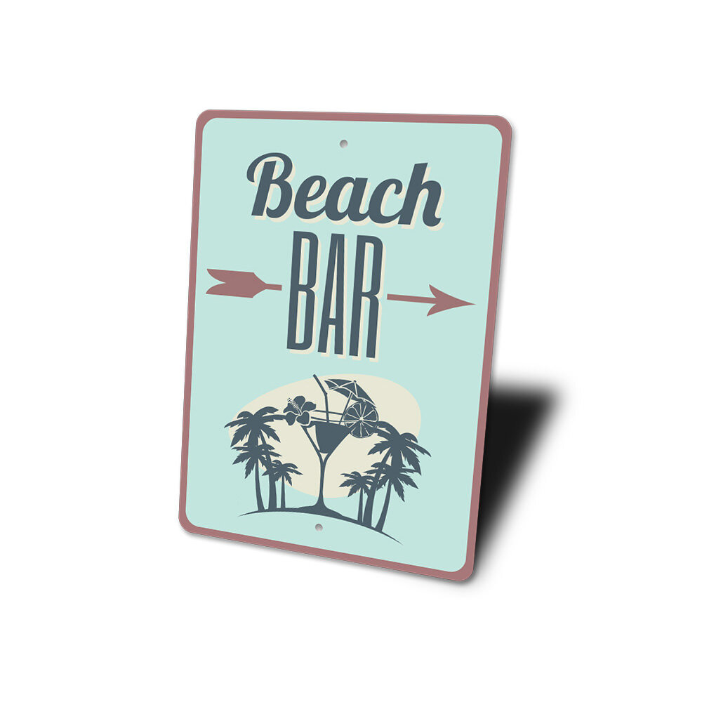 Lizton Sign Shop, Inc Beach Bar Directional Sign