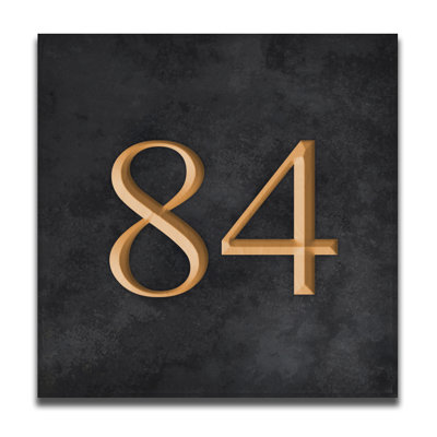 Velia 17.78cm H Stone House Number