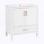 Meuble-lavabo cannelé élégant 30 po avec lavabo en céramique-1587216360