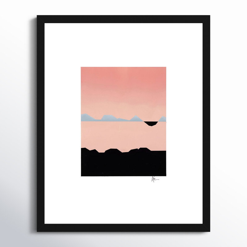 Afrika 19 Framed Print by Lee Lessem, 30" H x 24" W x 1.25" D, Black Framed