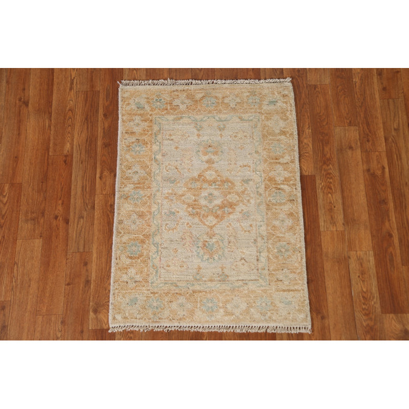 Tapis turc Oushak noué à la main 2 x 3
