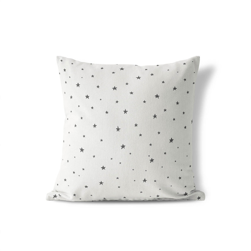 Coussin Vast Sky, Ivoire/gris anthracite, H 20 po x l 20 po