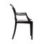Chaise de salle à manger avec accoudoir transparente Bryer-27524219-25831718