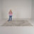 Rectangle Jean-Paul Striped Machine Woven Polyester Area Rug in White/Gray-486248866