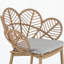 Chaise d'extérieur en osier, ensemble de 2
