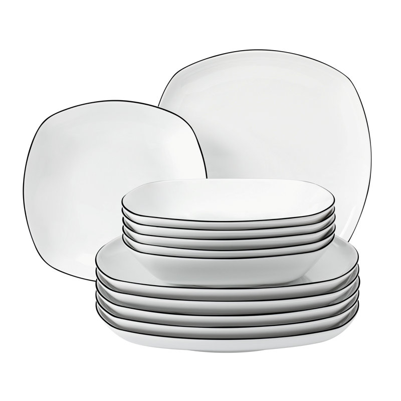 Lido 12 Piece Dinnerware Set