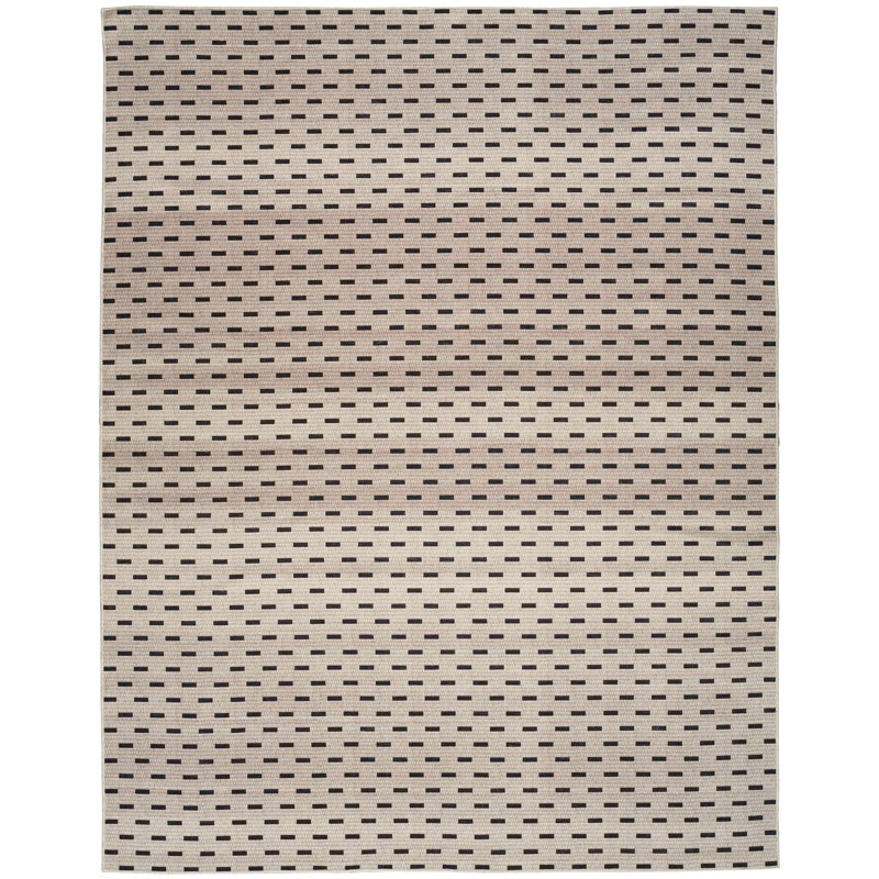 Bracan Machine Washable Polyester Blend Area Rug with Non-Slip Backing, Rectangle 6' x 9'