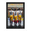 Impression encadrée 14" x 20" des Colts d'Indianapolis (NFL) - 3 joueurs-136315151