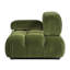 Fauteuil modulaire à bulles 36 po Marcel, velours performance vert olive Marcel-723816041