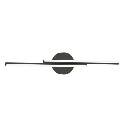 Applique murale pour salle de bain à 2 lumières DEL à intensité variable Gailen