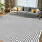 White Black Stripes Striped Monochrome Abstract Straight Lines Machine Washable Indoor Area Rug-129431411