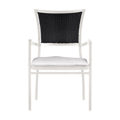 Aire Stacking Patio Dining Armchair With Cushions