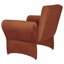 Fauteuil d'appoint rembourré en tissu