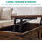Coffee Table with Storage, Farmhouse Square Storage Coffee Table with Hinged Lift Top, Square Wood Center Table, Cocktail Table with Large Hidden Storage Compartment for Living Room-2101435721
